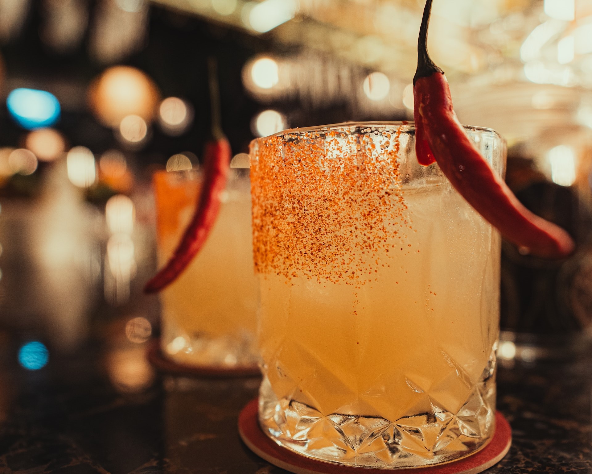 signature drink of the restaurant Spicy Margarita